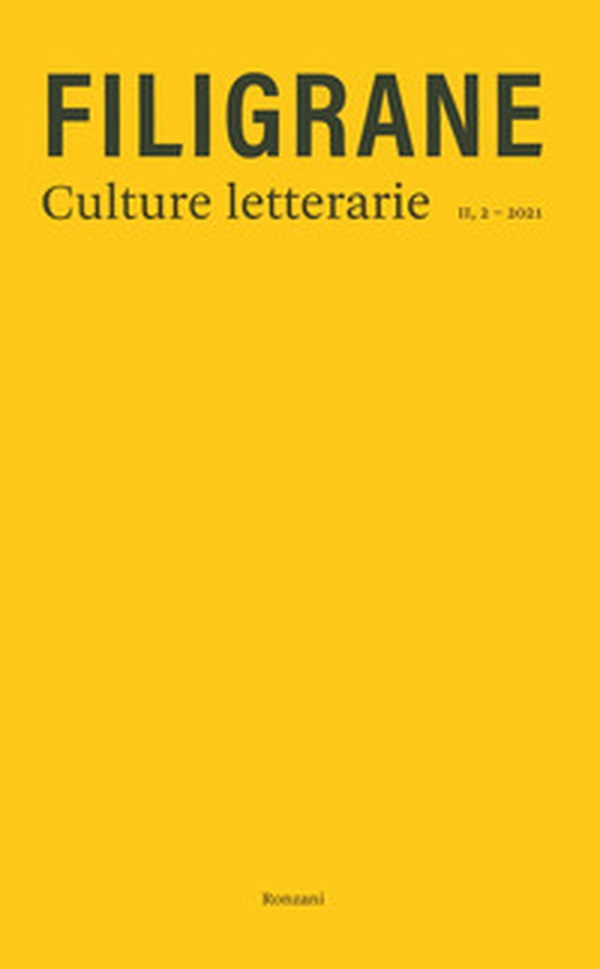 Filigrane. Culture letterarie - Vol. 2 - Librerie.coop Filigrane. Culture letterarie - Vol. 2 - Librerie.coop