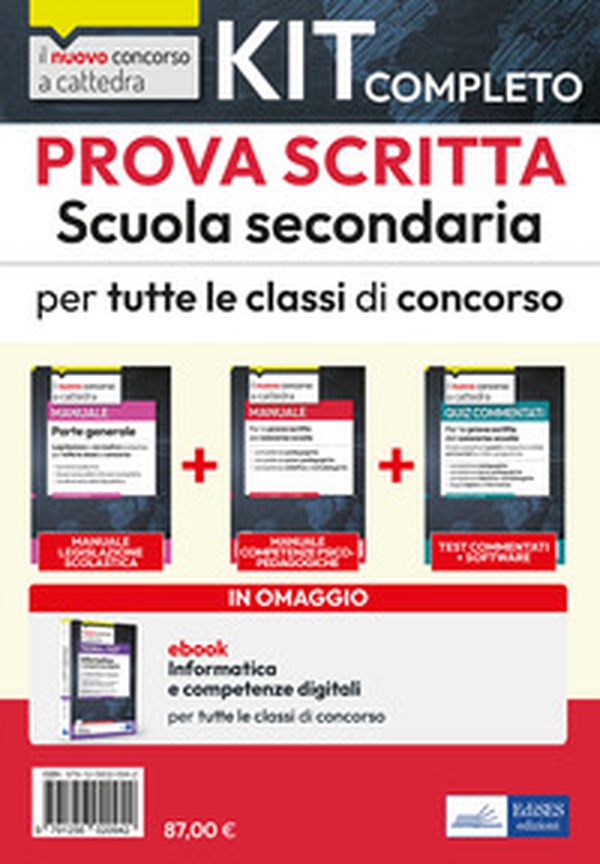 Kit completo prova scritta scuola secondaria - Librerie.coop Kit completo prova scritta scuola secondaria - Librerie.coop
