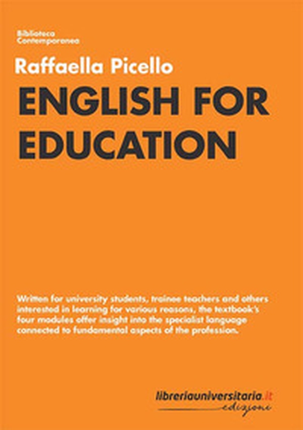 English for education - Librerie.coop English for education - Librerie.coop