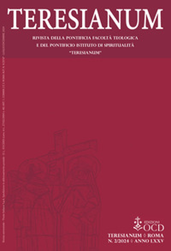 Teresianum. Rivista della Pontificia Facoltà Teologica e del Pontificio Istituto di Spiritualità «Teresianum» - Vol. 2 - Librerie.coop Teresianum. Rivista della Pontificia Facoltà Teologica e del Pontificio Istituto di Spiritualità «Teresianum» - Vol. 2 - Librerie.coop