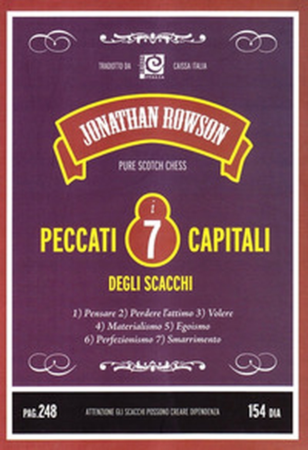 I sette peccati capitali degli scacchi - Librerie.coop I sette peccati capitali degli scacchi - Librerie.coop