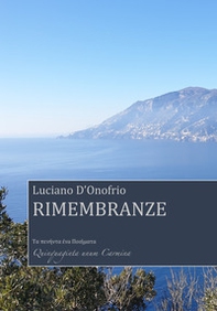 Rimembranze - Librerie.coop