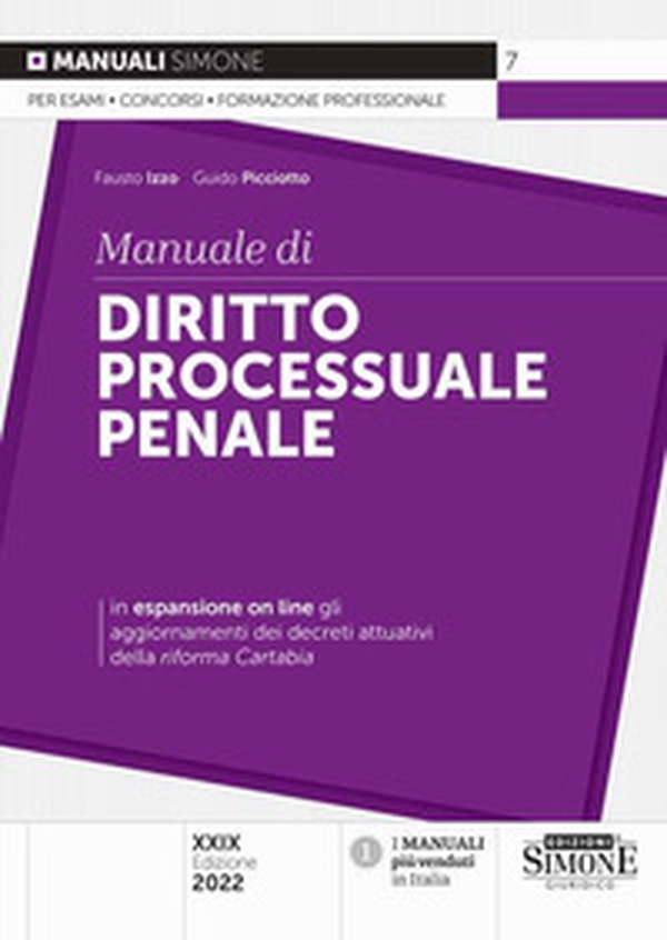 Manuale di diritto processuale penale - Librerie.coop Manuale di diritto processuale penale - Librerie.coop