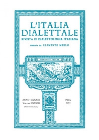 L'Italia dialettale. Rivista di dialettologia italiana - Vol. 83 - Librerie.coop