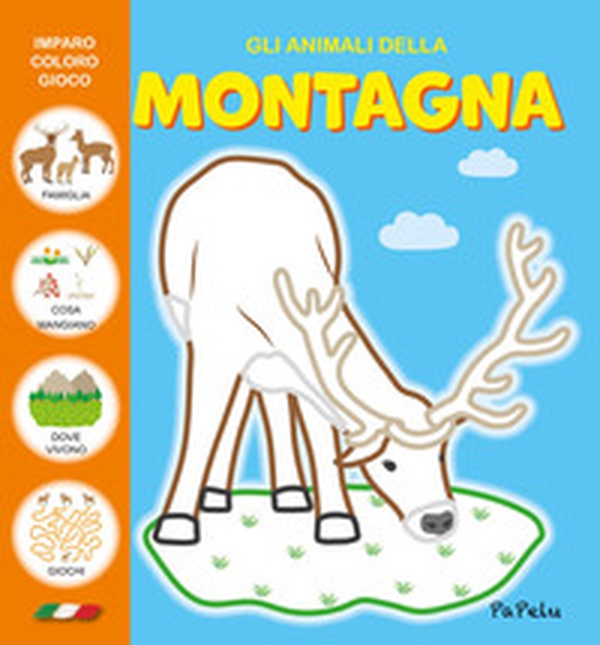 Gli animali della montagna. Imparo coloro gioco - Librerie.coop
