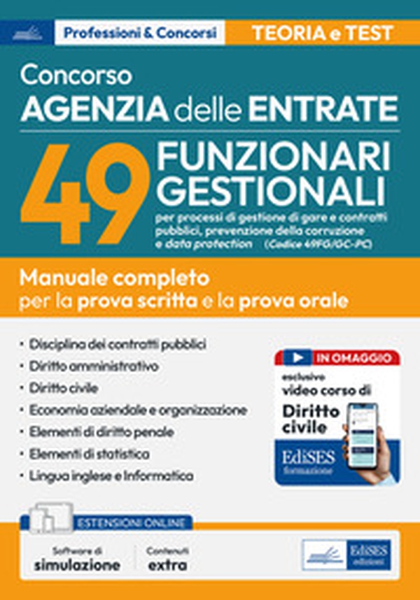 49 funzionari gestionali. Concorso Agenzia Entrate - Librerie.coop 49 funzionari gestionali. Concorso Agenzia Entrate - Librerie.coop