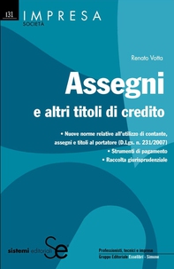 Assegni e altri titoli di credito - Librerie.coop