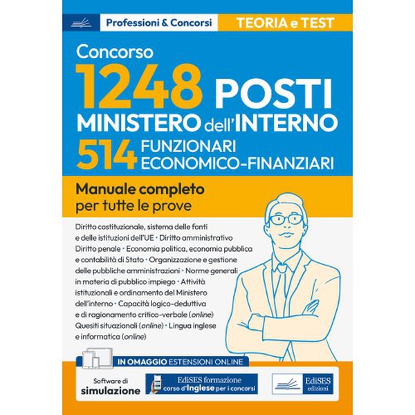 [EBOOK] Concorso 514 Funzionari economico finanziari Ministero dell'Interno - Librerie.coop