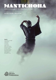 Mantichora. Italian journal of perfomance studies - Vol. 10 - Librerie.coop Mantichora. Italian journal of perfomance studies - Vol. 10 - Librerie.coop