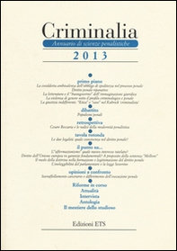 Criminalia. Annuario di scienze penalistiche - Vol. 8 - Librerie.coop