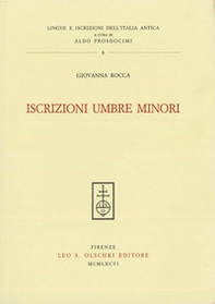 Iscrizioni umbre minori - Librerie.coop