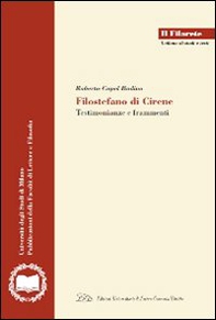 Filostefano di Cirene. Testimonianze e frammenti - Librerie.coop