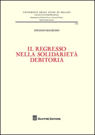 Il regresso nella solidarietà debitoria - Librerie.coop