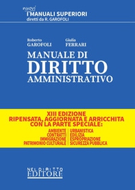 Manuale di diritto amministrativo. Parte generale e speciale - Librerie.coop