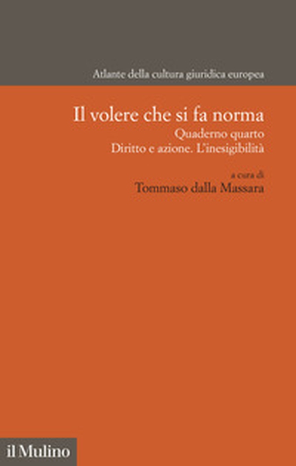 Il volere che si fa norma. Quaderno quarto. Diritto e azione. L'inesigibilità - Librerie.coop