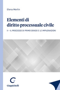 Elementi di diritto processuale civile - Vol. 2 - Librerie.coop