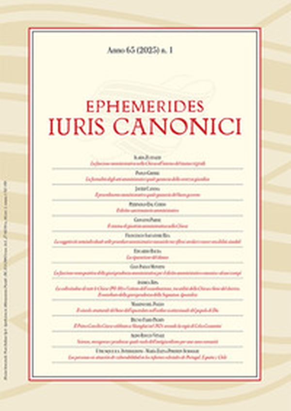 Ephemerides Iuris canonici - Vol. 1 - Librerie.coop Ephemerides Iuris canonici - Vol. 1 - Librerie.coop