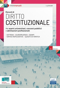 Elementi di Diritto costituzionale - Librerie.coop