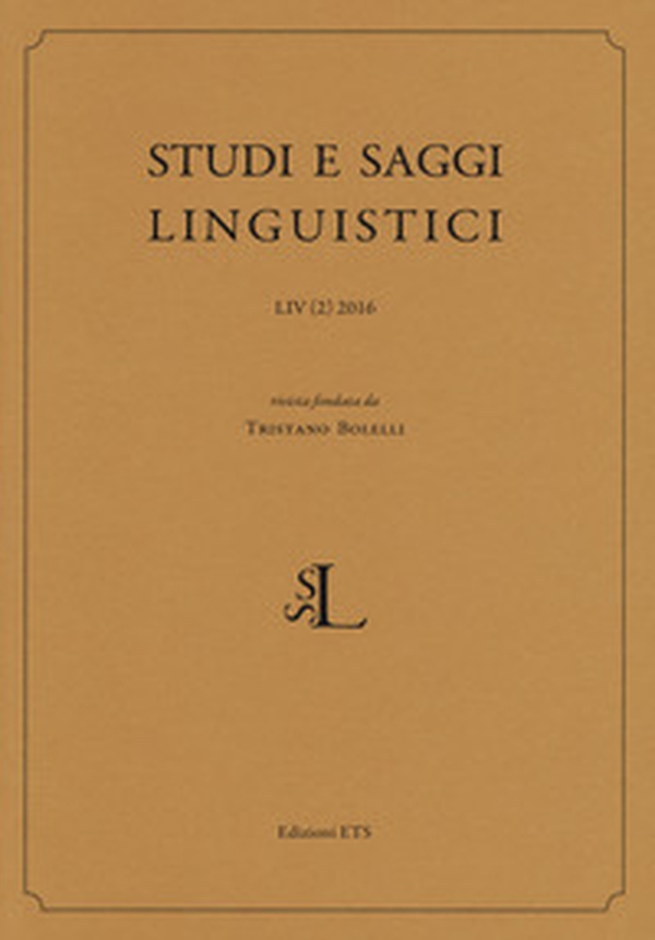 Studi e saggi linguistici - Vol. 2 - Librerie.coop Studi e saggi linguistici - Vol. 2 - Librerie.coop