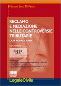 Reclamo e mediazione nelle controversie tributarie - Librerie.coop