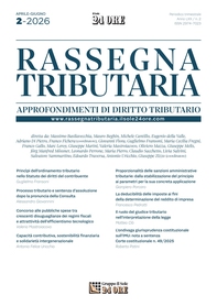 RASSEGNA TRIBUTARIA 2/2026 - Librerie.coop