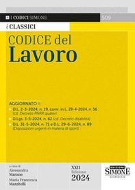 Codice del lavoro - Librerie.coop Codice del lavoro - Librerie.coop