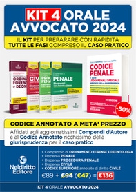 Speciale orale avvocato. Kit e dispense: Compendio-Codici (Penale, Ordinamento forense, Procedura penale, Civile) - Librerie.coop Speciale orale avvocato. Kit e dispense: Compendio-Codici (Penale, Ordinamento forense, Procedura penale, Civile) - Librerie.coop