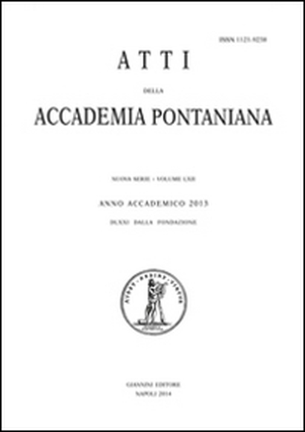 Atti della Accademia Pontaniana - Vol. 42 - Librerie.coop Atti della Accademia Pontaniana - Vol. 42 - Librerie.coop