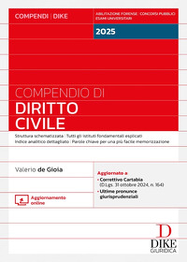 Compendio di diritto civile. Minor 2025 - Librerie.coop