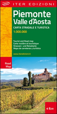 Piemonte e Valle d'Aosta. Carta stradale e turistica 1:300.000 - Librerie.coop