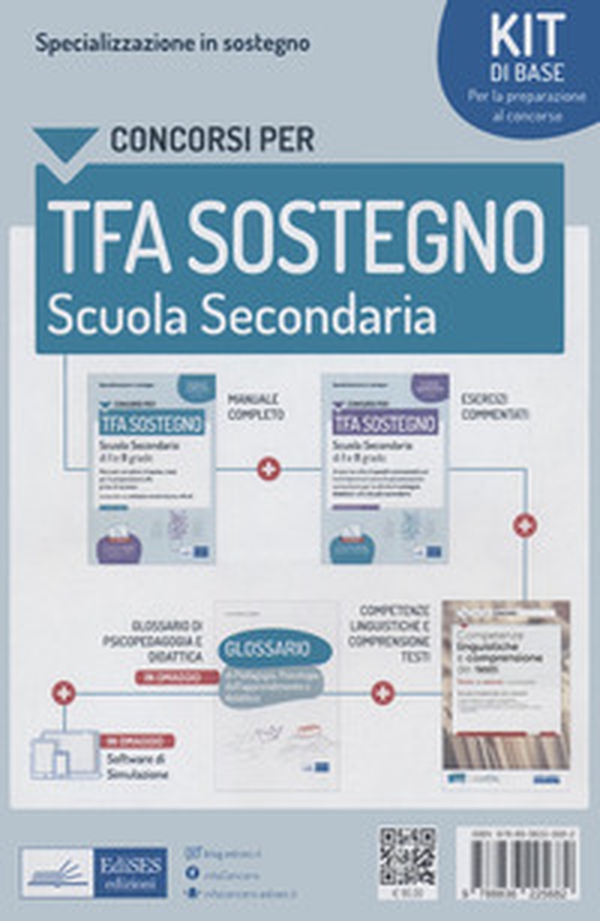Kit completo TFA sostegno scuola secondaria. Eserciziari-Manuale-Tracce svolte - Librerie.coop Kit completo TFA sostegno scuola secondaria. Eserciziari-Manuale-Tracce svolte - Librerie.coop