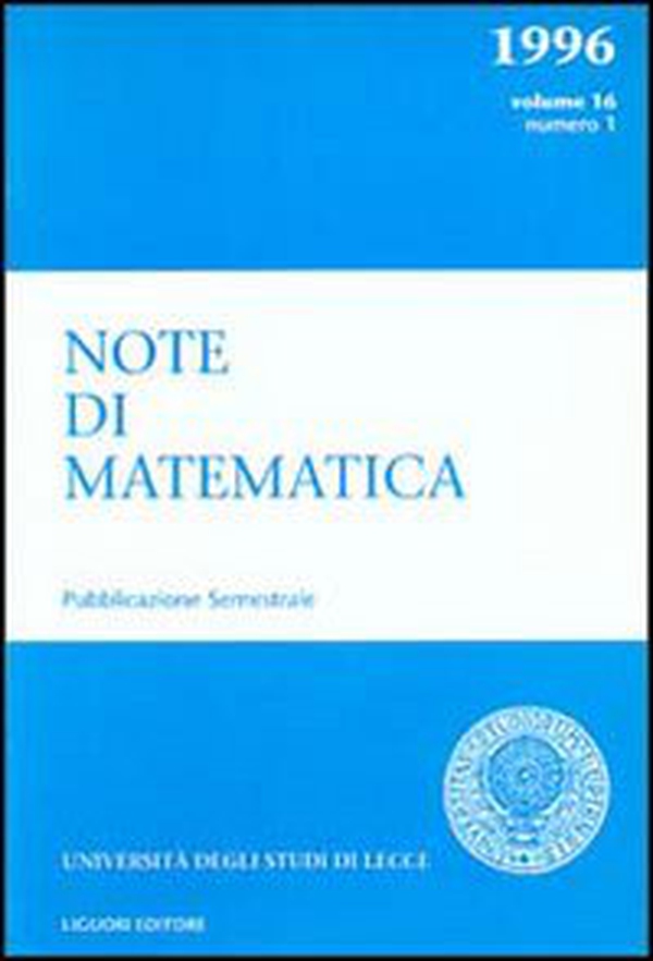 Note di matematica - Librerie.coop Note di matematica - Librerie.coop