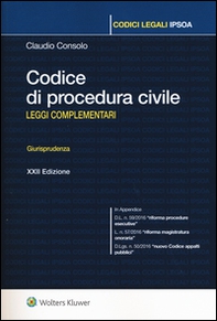 Codice di procedura civile. Leggi complementari. Giurisprudenza - Librerie.coop