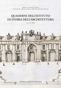 Quaderni dell'Istituto di Storia dell'Architettura, n.s. 65, 2016 - Librerie.coop