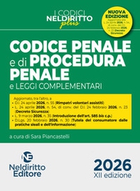 Codice penale e di procedura penale. Aprile 2026 (II edizione) aggiornato alla L. 24 aprile 2026, n. 54 (DL. Sicurezza) - Librerie.coop