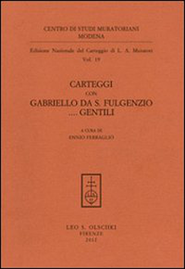 Carteggi con Gabriello da S. Fulgenzio... Gentili - Librerie.coop Carteggi con Gabriello da S. Fulgenzio... Gentili - Librerie.coop