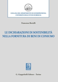 Le dichiarazioni di sostenibilità nella fornitura di beni di consumo - Librerie.coop