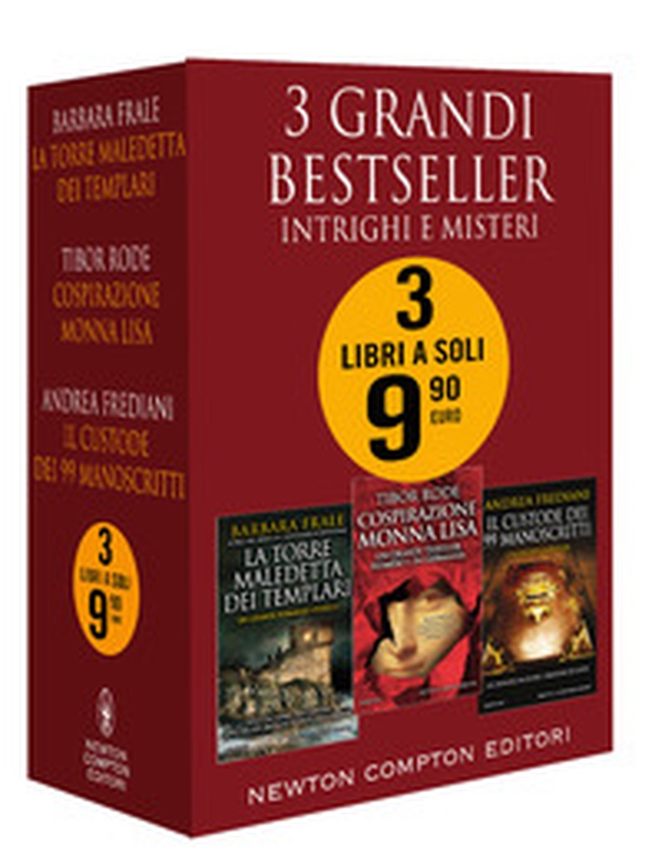3 grandi bestseller. Intrighi e misteri: La torre maledetta dei templari-Cospirazione Monna Lisa-Il custode dei 99 manoscritti - Librerie.coop 3 grandi bestseller. Intrighi e misteri: La torre maledetta dei templari-Cospirazione Monna Lisa-Il custode dei 99 manoscritti - Librerie.coop