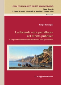 La formula «ora per allora» nel diritto pubblico - Librerie.coop