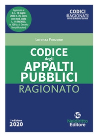Codice degli appalti pubblici ragionato 2020 - Librerie.coop