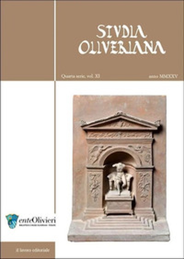 Studia Oliveriana. Quarta serie - Vol. 11 - Librerie.coop