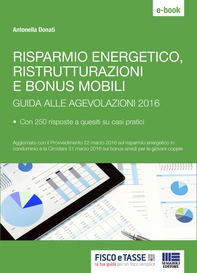 Risparmio energetico, ristrutturazioni e bonus mobili - Librerie.coop