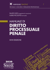 Manuale di diritto processuale penale - Librerie.coop Manuale di diritto processuale penale - Librerie.coop