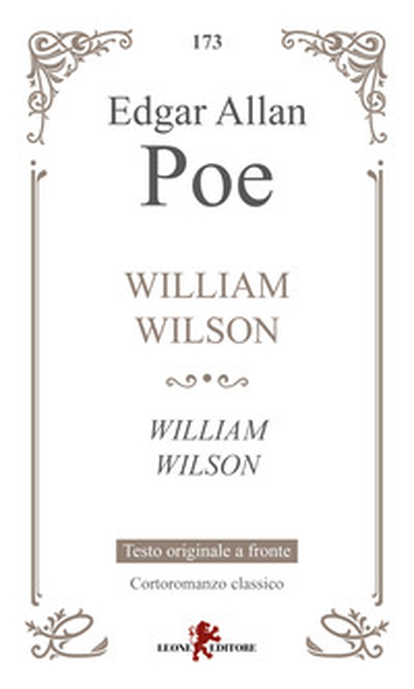 William Wilson. Testo inglese a fronte - Librerie.coop William Wilson. Testo inglese a fronte - Librerie.coop