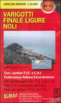 SV 51 Borgio Verezzi, Finale, Varigotti, Noli 1:10.000 - Librerie.coop