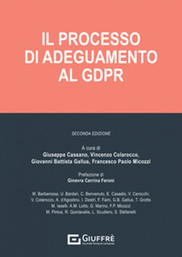 Il processo di adeguamento al GDPR - Librerie.coop Il processo di adeguamento al GDPR - Librerie.coop