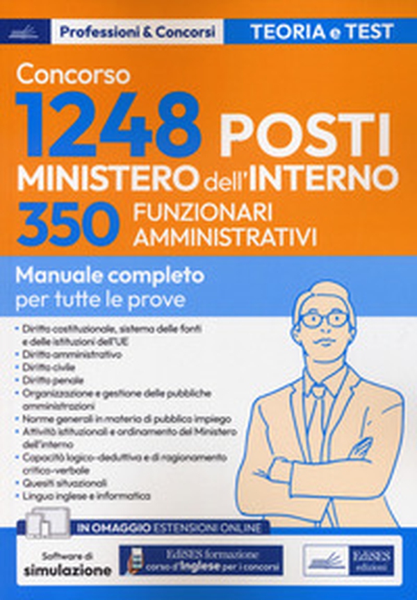 Concorso RIPAM: 350 Funzionari amministrativi Ministero dell'interno - Librerie.coop Concorso RIPAM: 350 Funzionari amministrativi Ministero dell'interno - Librerie.coop