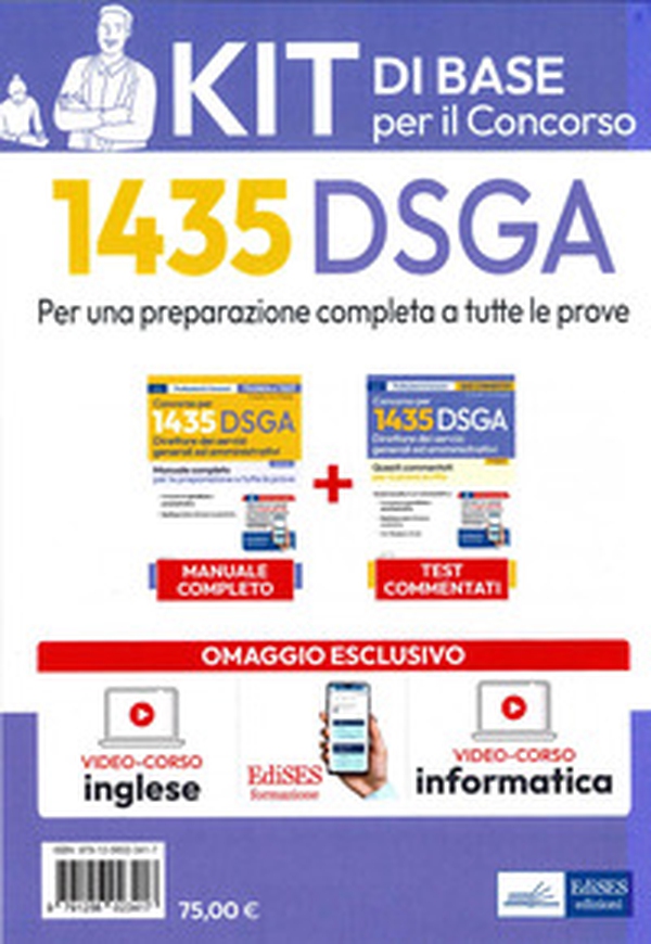 Kit di base per il concorso 1435 DSGA - Librerie.coop Kit di base per il concorso 1435 DSGA - Librerie.coop