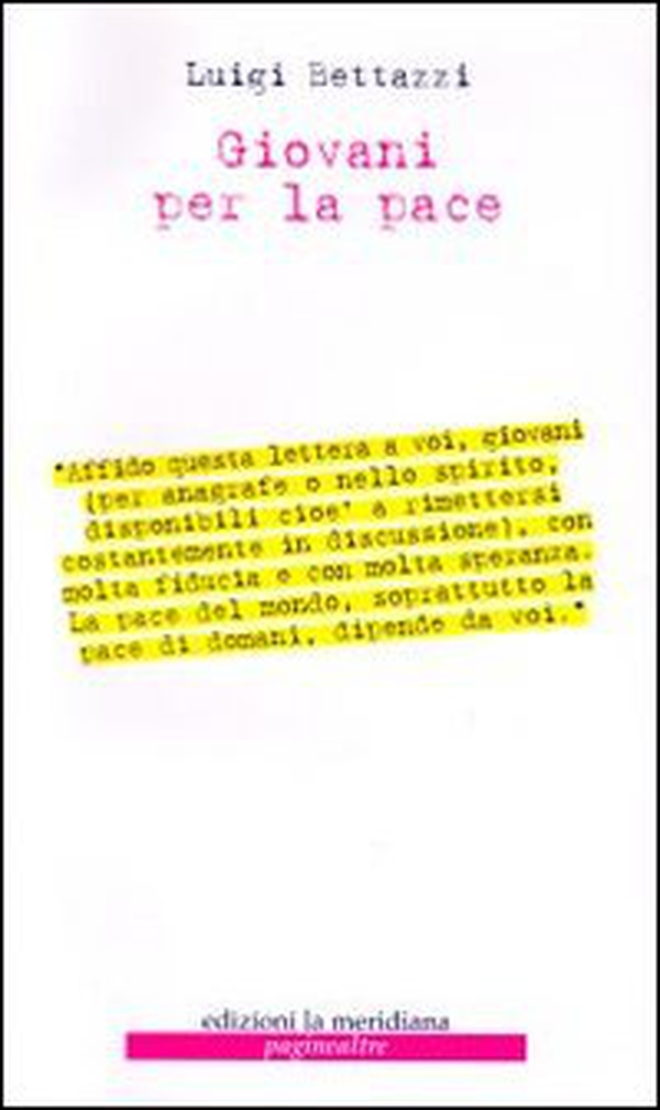 Giovani per la pace - Librerie.coop Giovani per la pace - Librerie.coop