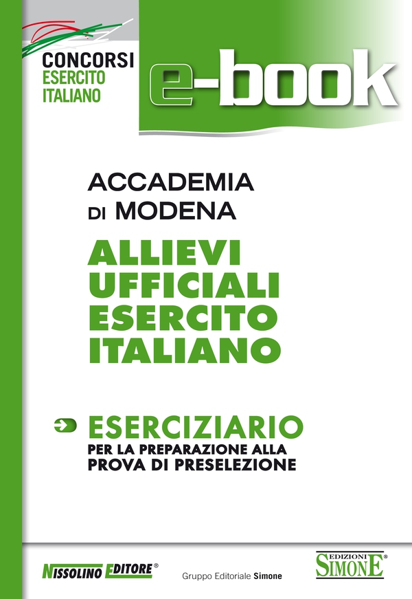 Accademia di Modena - Allievi Ufficiali Esercito Italiano - Eserciziario - Librerie.coop Accademia di Modena - Allievi Ufficiali Esercito Italiano - Eserciziario - Librerie.coop